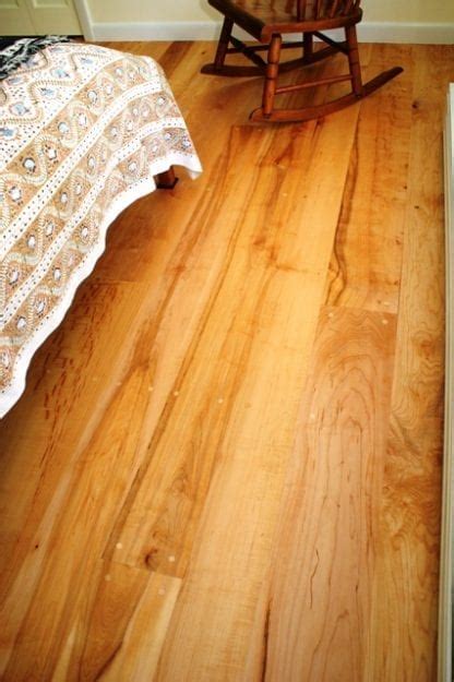 Sugar Maple Wide Plank Flooring Premium