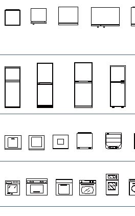 Kitchen CAD Blocks, thousand dwg files: sinks, kitchen appliances ...