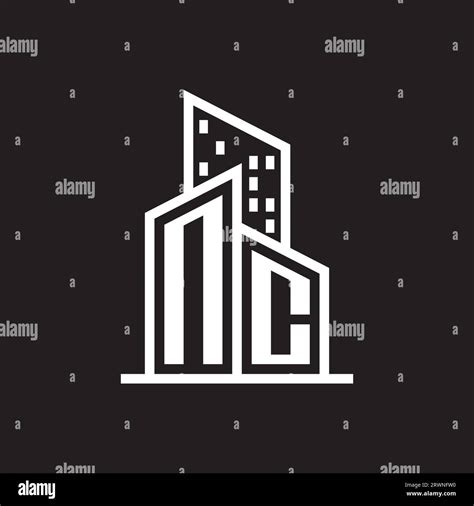 real estate logo  building style real estate logo stock vector