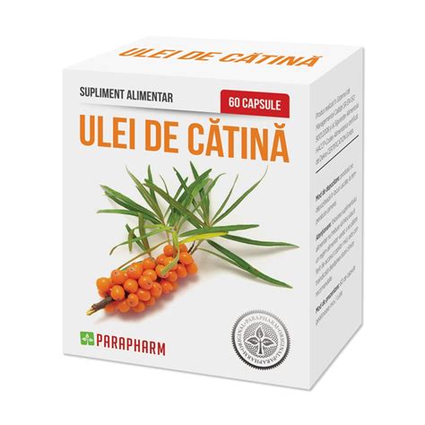 Ulei de Catina, 60 capsule, Parapharm | Dr.Max Farmacie