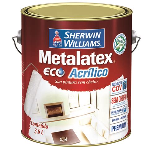 Tinta Acrílica Fosco Metalatex Eco Premium Vermelha Rústico 3 6L