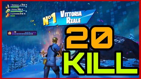 FACCIO 20 KILL SU FORTNITE ZERO COSTRUZIONI Rofrancy8780 YouTube