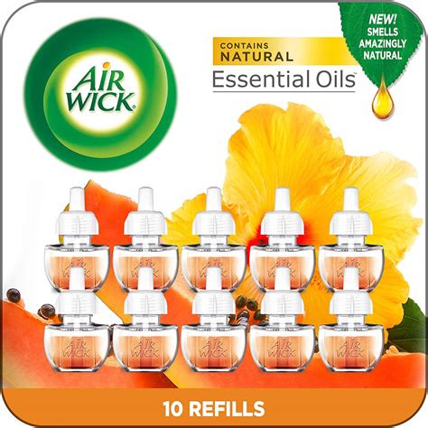 Air Wick Plug In Scented Oil 10 Refills Hawaii Eco Friendly