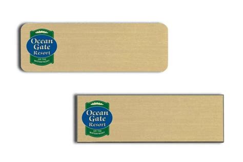 Ocean Gate Resort Name Badges