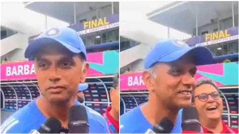 Rahul Dravid Jokes About Being Unemployed From Next Week Any Offers