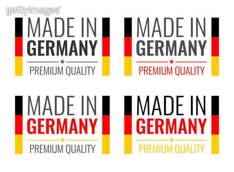 Made In Germany Labels Set German Product Icons