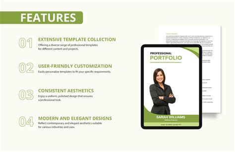 Professional Portfolio Template in Word, Photoshop, Pages, PDF ...