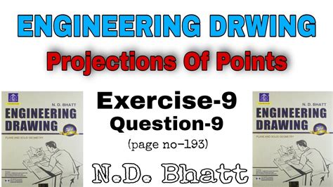 N D Bhatt Exercise 9 Solution N D Bhatt Engineering Drawing