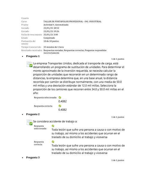 Act 4 Automatizada Egel Usuario Curso TALLER DE PORTAFOLIOS