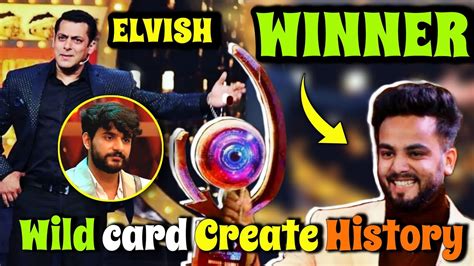 Bb Ott Winner Announced Elvish Yadav Winner Of Bigg Boss Ott St