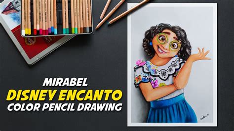 How To Draw Mirabel Madrigal Step By Step Disney Encanto Color