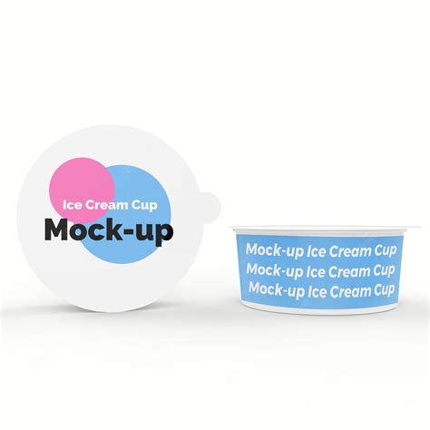 Premium Psd Ice Cream Cup Mock Up