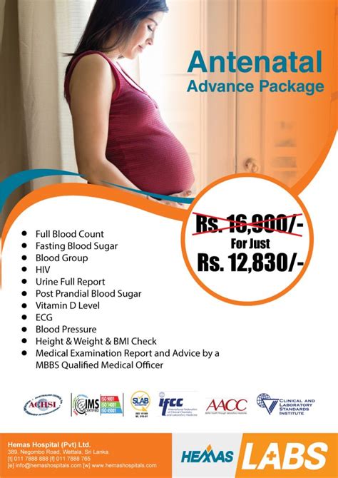 Antenatal Advance Package Hemas Hospitals