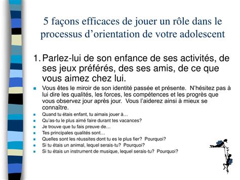 Ppt Accompagner Mon Adolescent Dans Son Processus Scolaire Et