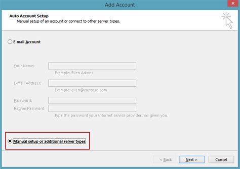 Setting Up An Imap Account