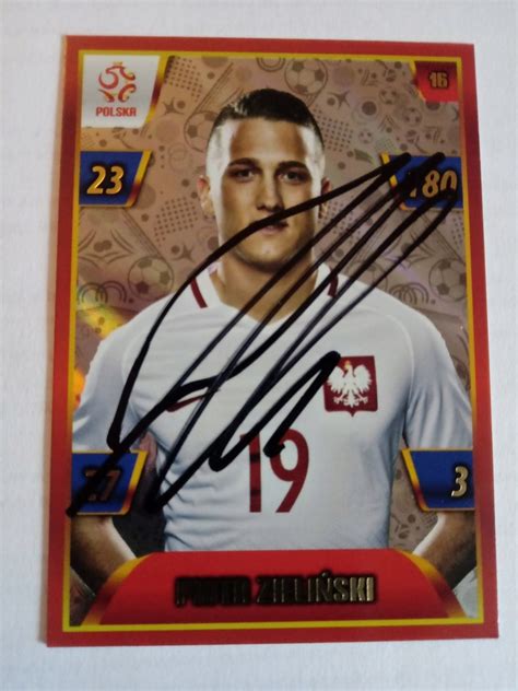 Karty Panini Autografy Polska Pzpn Zieli Ski Oficjalne