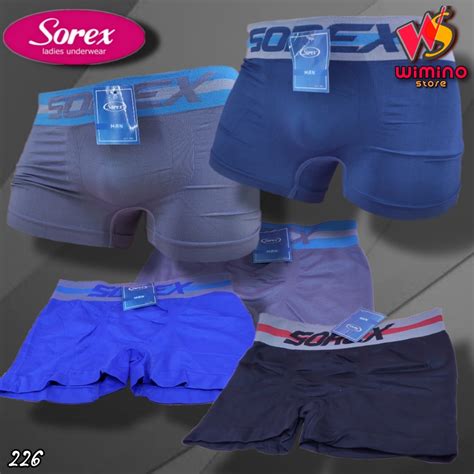 Jual W Celana Dalam Boxer Pria Sorex Premium Import All Size Harga