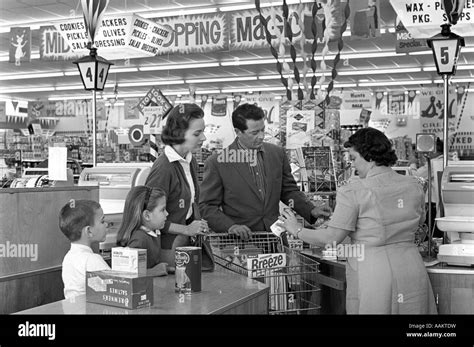 Supermarket 1950s Banque de photographies et dimages à haute