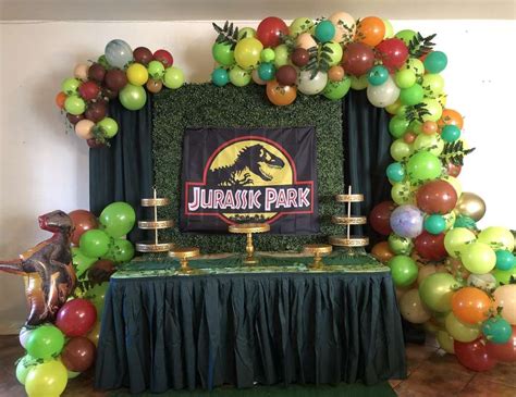 Jurassic Parkdinosaurs Birthday Ben Jurassics 5th Birthday Catch My Party Birthday