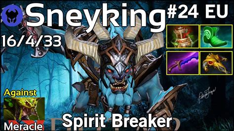 Support Sneyking Plays Spirit Breaker Dota 2 7 20 YouTube