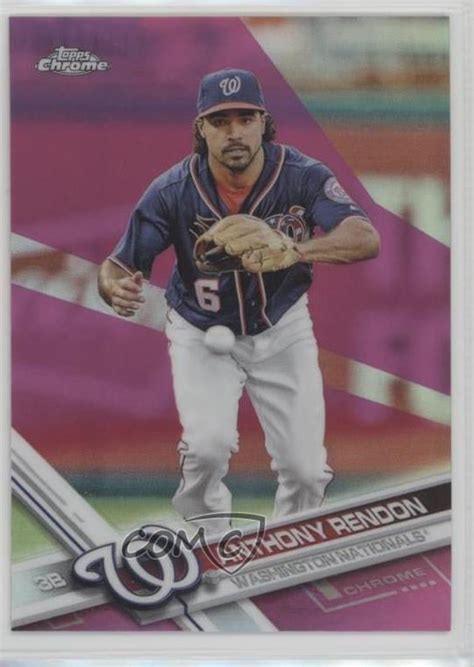 2017 Topps Chrome Pink Refractor Anthony Rendon 71 EBay