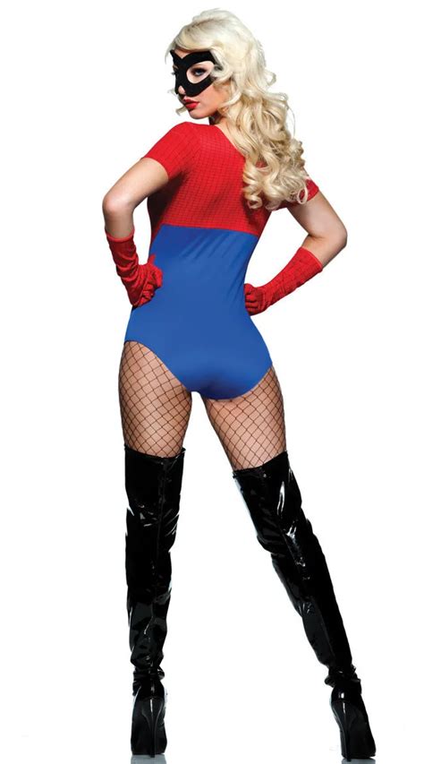 Adult Superhero Cosplay Halloween Costumes Sexy Spiderman Costume Women Marvel Partysuit Party