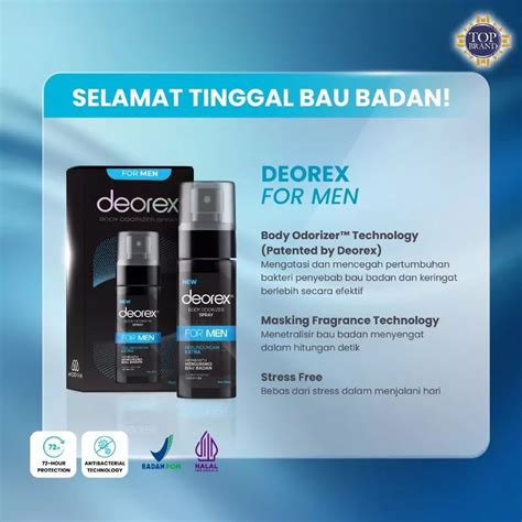 Jual RO Deorex Body Odorizer Spray 60ML Body Spray Deodorant