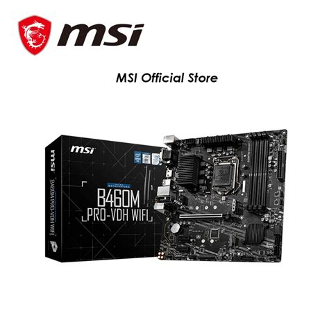 Msi B M Pro Vdh Wifi Professional Motherboard Shopee Singapore