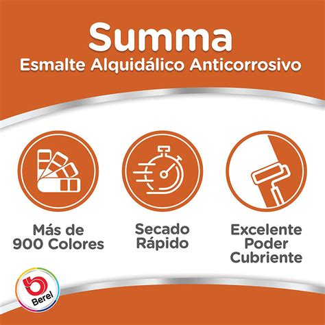 ESMALTE ALQUIDÁLICO SUMMA BEREL 1 L BASE TINT The Home Depot México