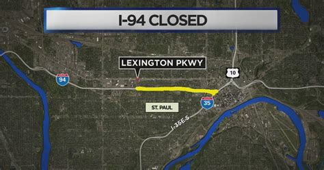 Lane Closures On I 94 In St Paul Begin Tuesday Night Cbs Minnesota