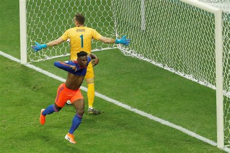 Colombian Duvan Zapata Front Celebrates After Editorial Stock Photo