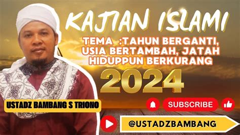 Tahun Berganti Usia Bertambah Jatah Hiduppun Berkurang