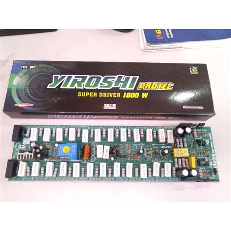 Jual Kit Power Amplifier Yiroshi Driver Mono Set Final Protektor