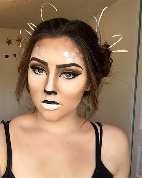 25 Deer Makeup Ideas For Halloween 2019 Stayglam