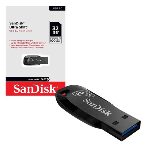 Pendrive Sandisk Gb Ultra Shift Usb Kabum