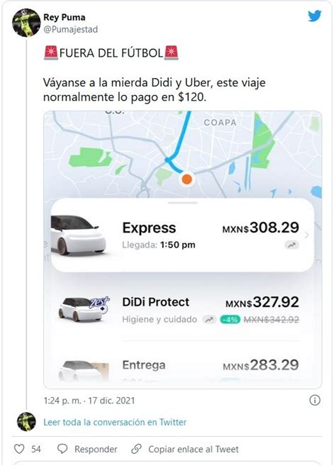 Mejor Caminando Critican En Redes Las Elevadas Tarifas De Uber DiDi