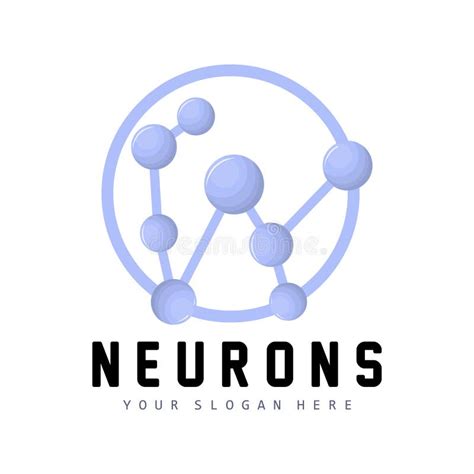 Neuron Logo Molecule Logo Design Vector And Template Illustration