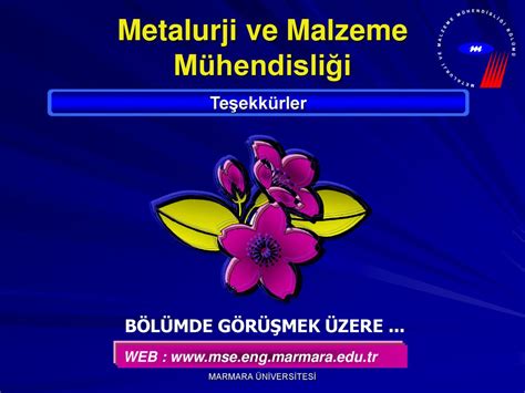 Metalurji ve Malzeme Mühendisliği ppt indir