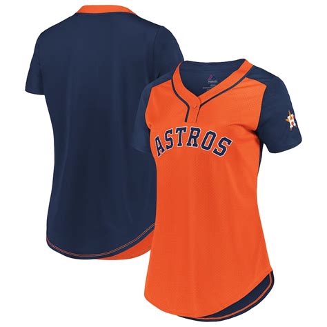 Womens Houston Astros Fanatics Branded Orange Plus Size League Diva