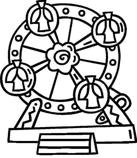 Printable Ferris Wheel Coloring Page Free Printable Coloring Pages