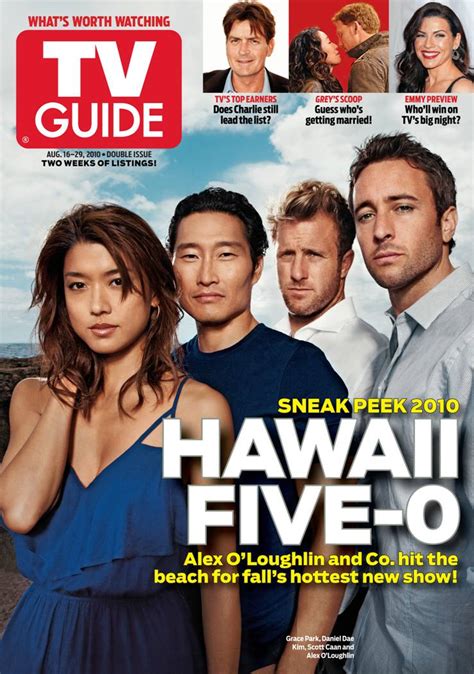 Cbs Hawaii Five 0 Online Hawaii Five 0 Cast On Tv Guide Cover