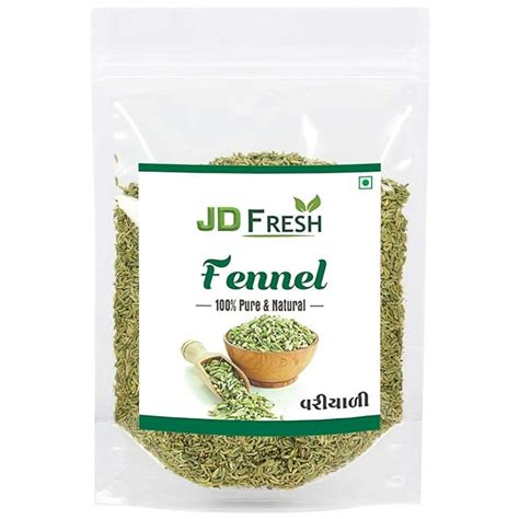 JD FRESH Natural Fennel Seeds Variyali Sauf Organic Saunf Whole