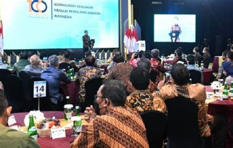 Presiden Jokowi Resmikan Pembukaan Sarasehan Ekonom Indonesia