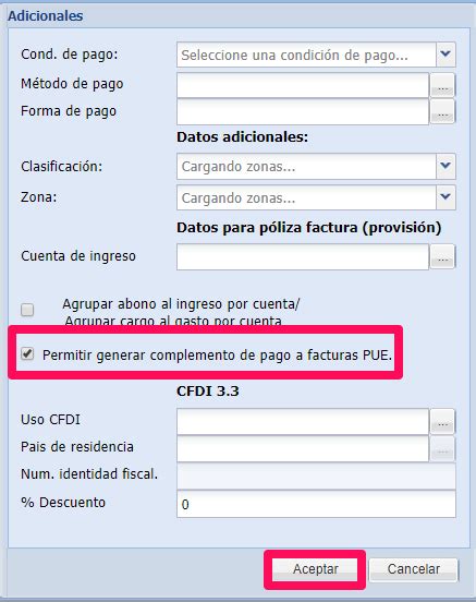 Cfdi De Pago A Facturas Pue Sinube