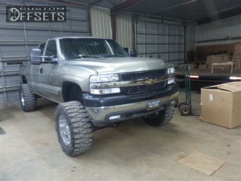 Wheel Offset 2001 Chevrolet Silverado 2500hd Super Aggressive 3 Suspension Lift 75 Custom Rims