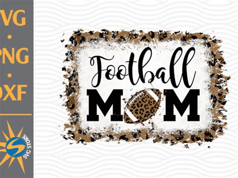 Football Mom Leopard Png Digital Files Includes Buy T Shirt Designs