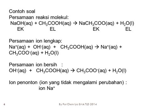 Contoh Soal Penyetaraan Reaksi Kimia