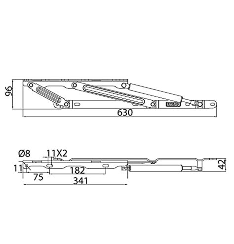 Storage Bed Lift Mechanism Kit Lift Up Storage Bed Frame Hinge Set