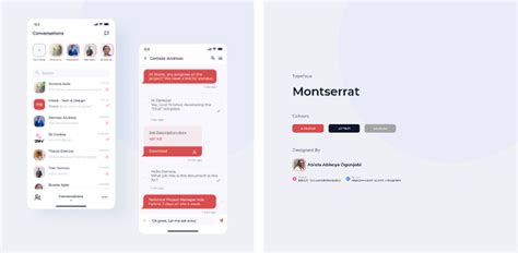 Mobile App Chat UI Figma