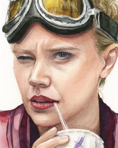 Jillian Holtzmann Art Watercolor Print Holtzmann Print Ghostbusters Art Ghostbusters